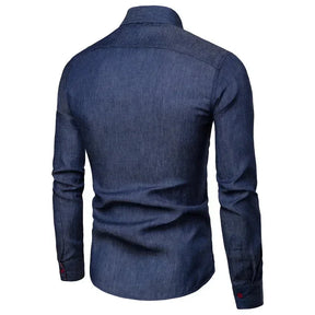 Camisa Masculina Manga Longa Casual Social
