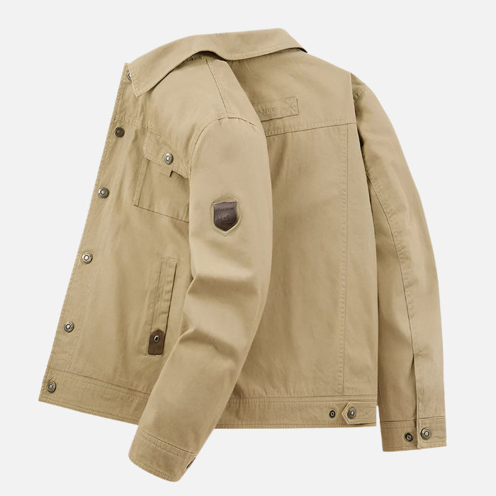 Jaqueta Casual Masculina em Algodão Firenzo