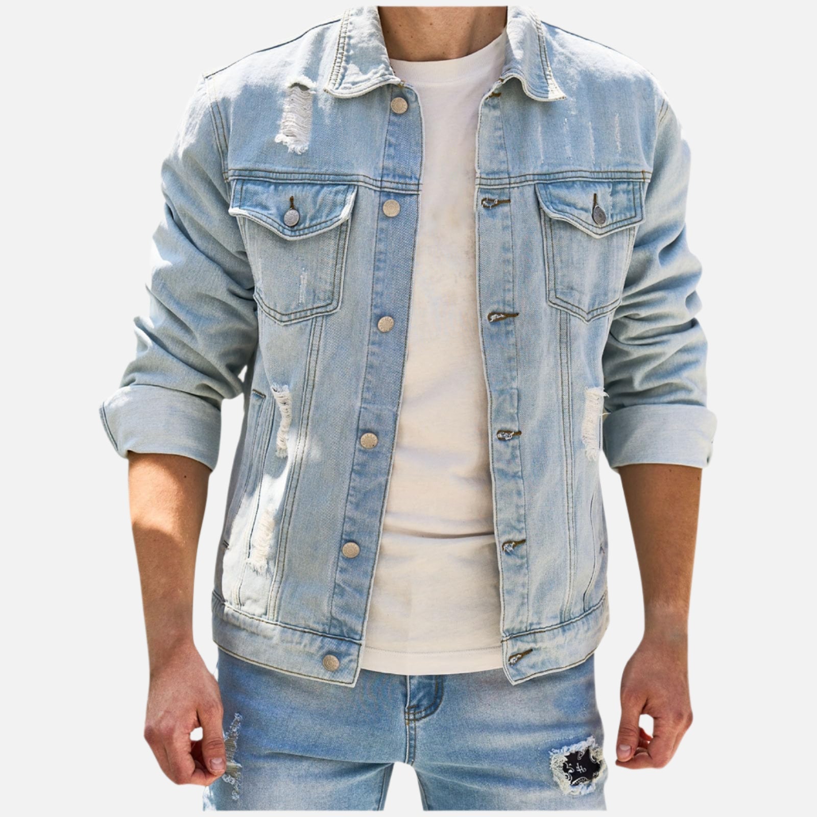 Jaqueta Jeans Masculina Austor