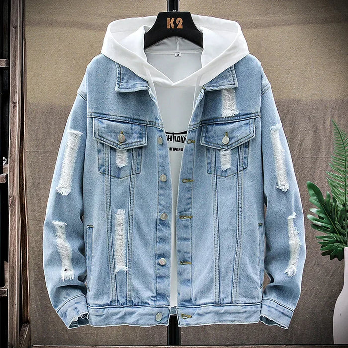 Jaqueta Jeans Masculina Firenzo Urban Flex