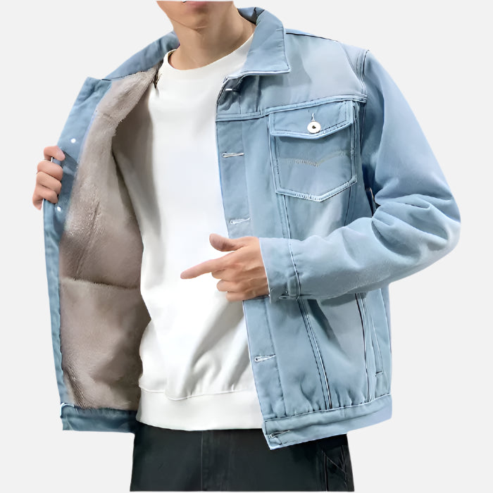 Jaqueta Masculina Jeans Acolchoado