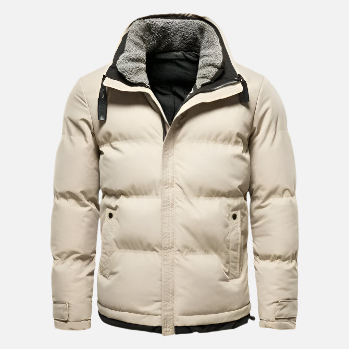 Jaqueta Masculina Puffer Forrada em Lã Firenzo