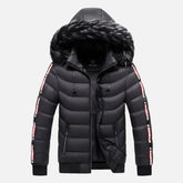 Jaqueta Puffer Masculina Capuz Forrado