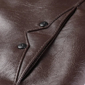Jaqueta de Couro Masculina Alpha Man