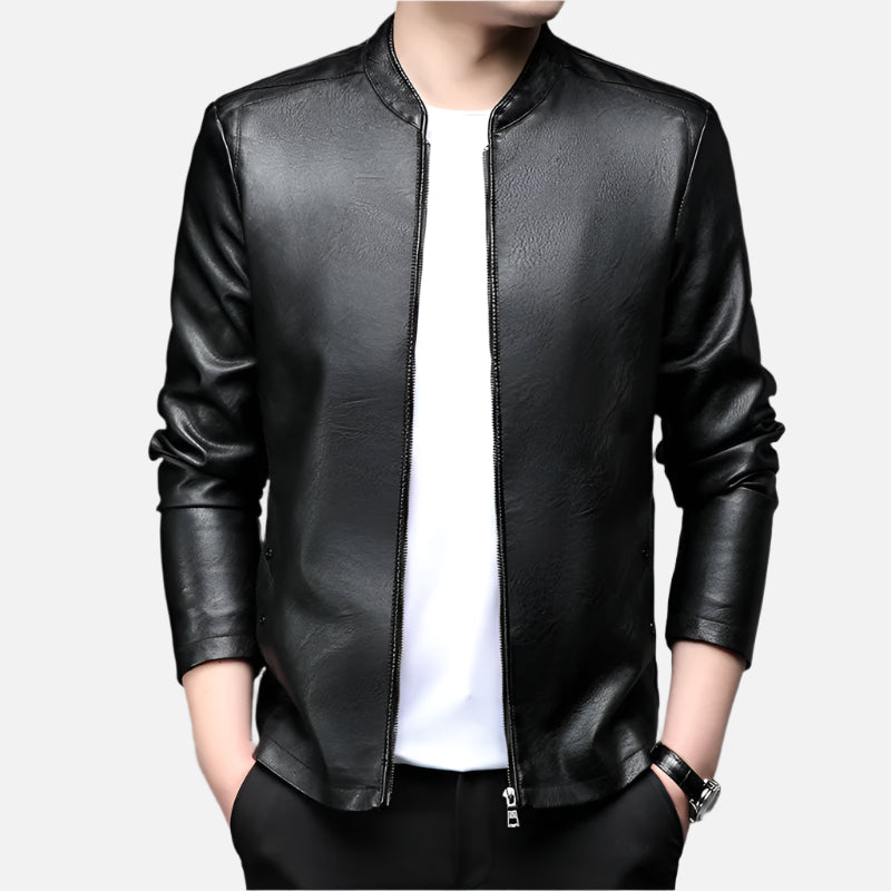 Jaqueta de Couro Masculina Alpha Man