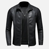 Jaqueta de Couro Masculina Motociclista Velmark Firenzo