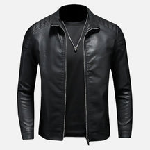 Jaqueta de Couro Masculina Motociclista Velmark Firenzo