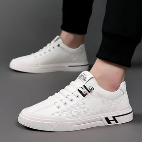 Tênis Masculino Casual Fashion Buck Couro